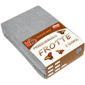 Karo Jersey hoeslaken met elastiek 120x200 cm grijs