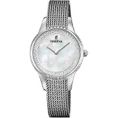 Festina Kwartshorloge Mademoiselle Polshorloge, dameshorloge, roestvrijstalen band, Ø 30 mm