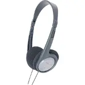 Panasonic RP-HT090 Televisie On Ear koptelefoon Kabel Grijs Volumeregeling