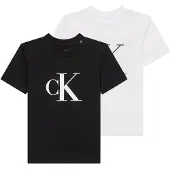 Calvin Klein Jeans Shirt zwart / wit