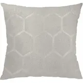 Domarex Sierkussens 40x40cm - Honingraat Patroon Grijs