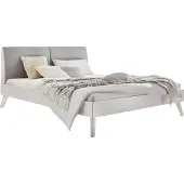 Hasena Trento 16 Simone bedombouw massief houten bed/gestoffeerd hoofdbord