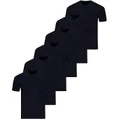 Ragman Heren onder t-shirts 6 pack Basic