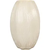 Clayre & Eef Vaas Ø 17x27 cm Geel Glas