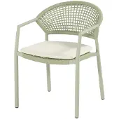 Hartman tuinmeubelen Taragona Dining Tuinstoel Soft Green