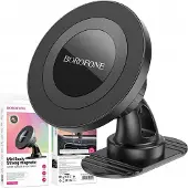 Borofone BH91 MagSafe Autohouder voor Dashboard/Console - Zwart