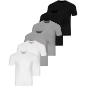 Ragman Heren onder t-shirts 6 pack Basic