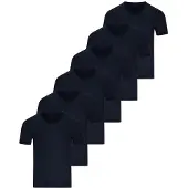 Ragman Heren onder t-shirts 6 pack Basic