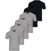 Ragman Heren onder t-shirts 6 pack Basic
