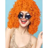 Thetru Damespruik Neon flow Volwassenen Vrouwen Roze Koningsdag Maat One size