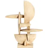 Light & Living Ornament Giselle - Zand - 27.5x21x34cm - Bohemian - Kunststof