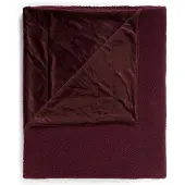 Essenza Plaid Teddy Plum Wine-150 x 200 cm