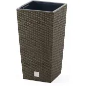 Prosperplast Rat Square ECO Houten Pot Koffie 24cm - Stijlvol & Praktisch