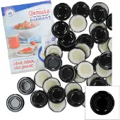 MamboCat 50-delige set deksels To 43 zwart incl. Diamant-Zucker Gelierzauber receptenboekje
