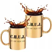 MD Gouden Keramische Mok 330ml - Grappig Cadeau voor Vriend