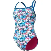 Arena Dames zwempak uit 1 stuk Multi Camo Challe
