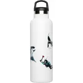 Fish Tank Manta En Duiker Fles 600ml Wit