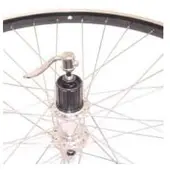 Roland achterwiel 26 x 1.75 uitval cass 7v zwart