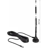 DeLOCK LTE antenne SMA stekker 5 dBi omnidirectioneel magnetische voet RG-58
