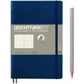 Leuchtturm notitieboek softcover 19x12.5 cm bullets/dots/puntjes marineblauw