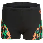 Arena - Boy's Print Swim Short - Zwembroek 164, zwart