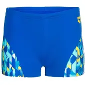 Arena - Boy's Print Swim Short - Zwembroek 152, blauw