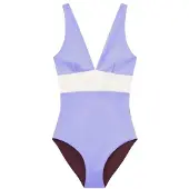 Mymarini - Women's Plungesuit - Badpak S, purper