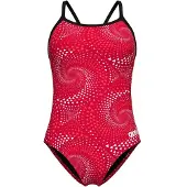 Arena - Women's Fireflow Swimsuit Lightdrop Back - Badpak 44, rood