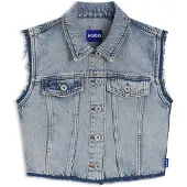 HUGO Garis 10278460 Blue Vest