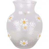Clayre & Eef Vaas Ø 13x16 cm Transparant Glas