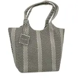 Ilse jacobsen Schoudertas 'KNITTY01' grijs / offwhite