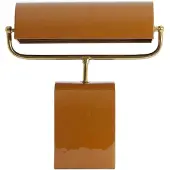 Light & Living Bruine bureaulamp Cardona met goud - 1x E27