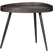 Woood Crude Bijzettafels - Zink - Antique Bronze - 39x71x52