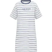 Tom Tailor Nachthemd navy / opaal / wit