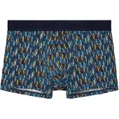 Hom Boxershorts ' HO1 Westgate ' blauw / turquoise / geel