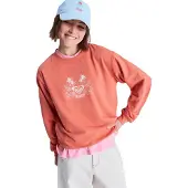 Roxy Sweatshirt 'Surf Stoked Terry Vint' abrikoos / wit