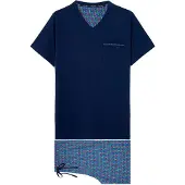 Hom Pyjama lang ' Sleepwear Bellagio ' navy / pink