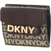 DKNY kaarthouder Avril Card Case Chino / Chocolate bruine