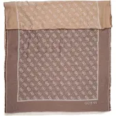 GUESS Doek 'NOELLE' sand / chocoladebruin / offwhite
