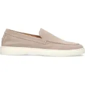 Manfield Beige suède loafers | Maat 44
