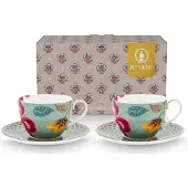 Pip studio Koffiekop Home Cups And Saucers Blooming Tales Fantasy Blue (Set van 2)