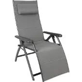 CLEMENTO relaxstoel verstelbaar aluminium sunbrella