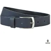 Boodz Leren Riem 3.5 cm Blauw