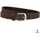 Boodz Leren Riem 2.5 cm Bruin