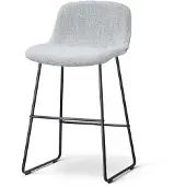 Nolon Nino-Mats barkruk grijs melange - zwart onderstel - 65 cm