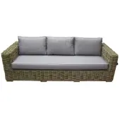 AVH-Collectie Serva 3-zitsbank naturel rotan southend