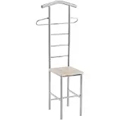 Idimex Kledingrek JIVO van Sonoma-eikenhout met metalen frame
