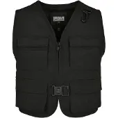 Urban Classics Bodywarmer zwart