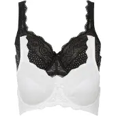 Bonprix Beugel bh met sierlijk kant (set van 2) maat 80