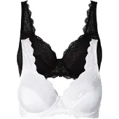 Bonprix Beugel bh met sierlijk kant (set van 2) maat 85